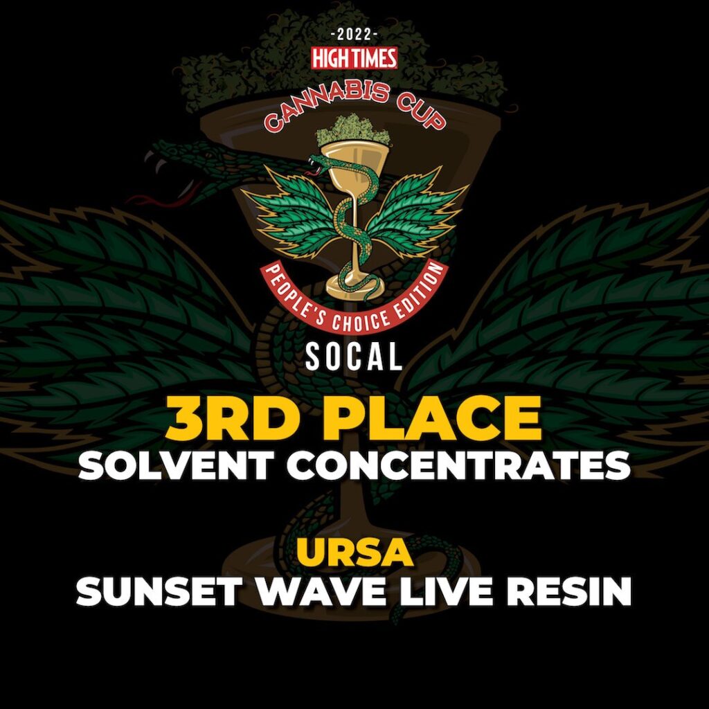 Ursa Wins 3rd Place at 2022 HighTimes Cannabis Cup